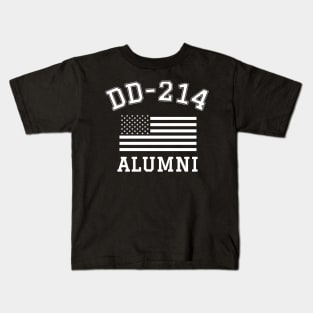 Patriotic DD-214 Alumni Kids T-Shirt